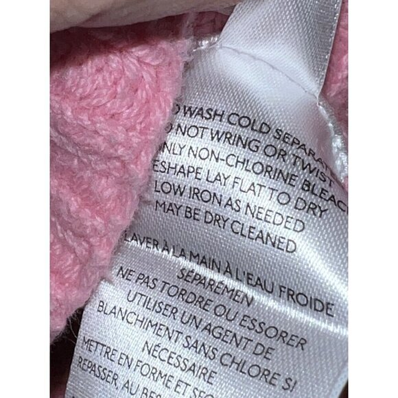 BDG Urban Outfitters Pink Cotton Blend Knit Oversized Cardigan Sweater Sz S - Picture 11 of 13